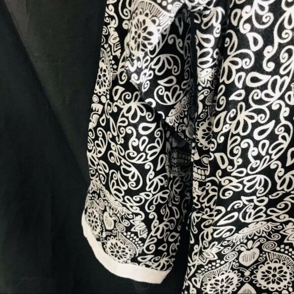 Handmade Dress Cotton Sugar Skull Long Small Y - Picture 2 of 9